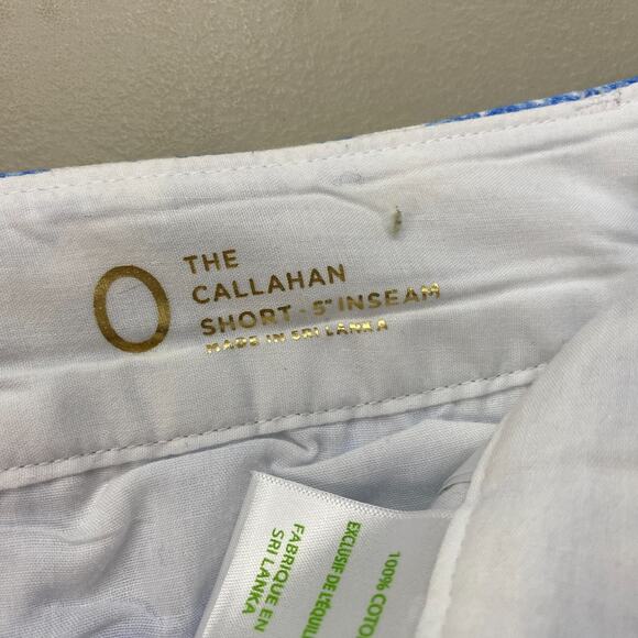 Lilly Pulitzer Callahan Shorts Womens 0 Blue White Lobster Crab Nautical 30x5" - Picture 14 of 16